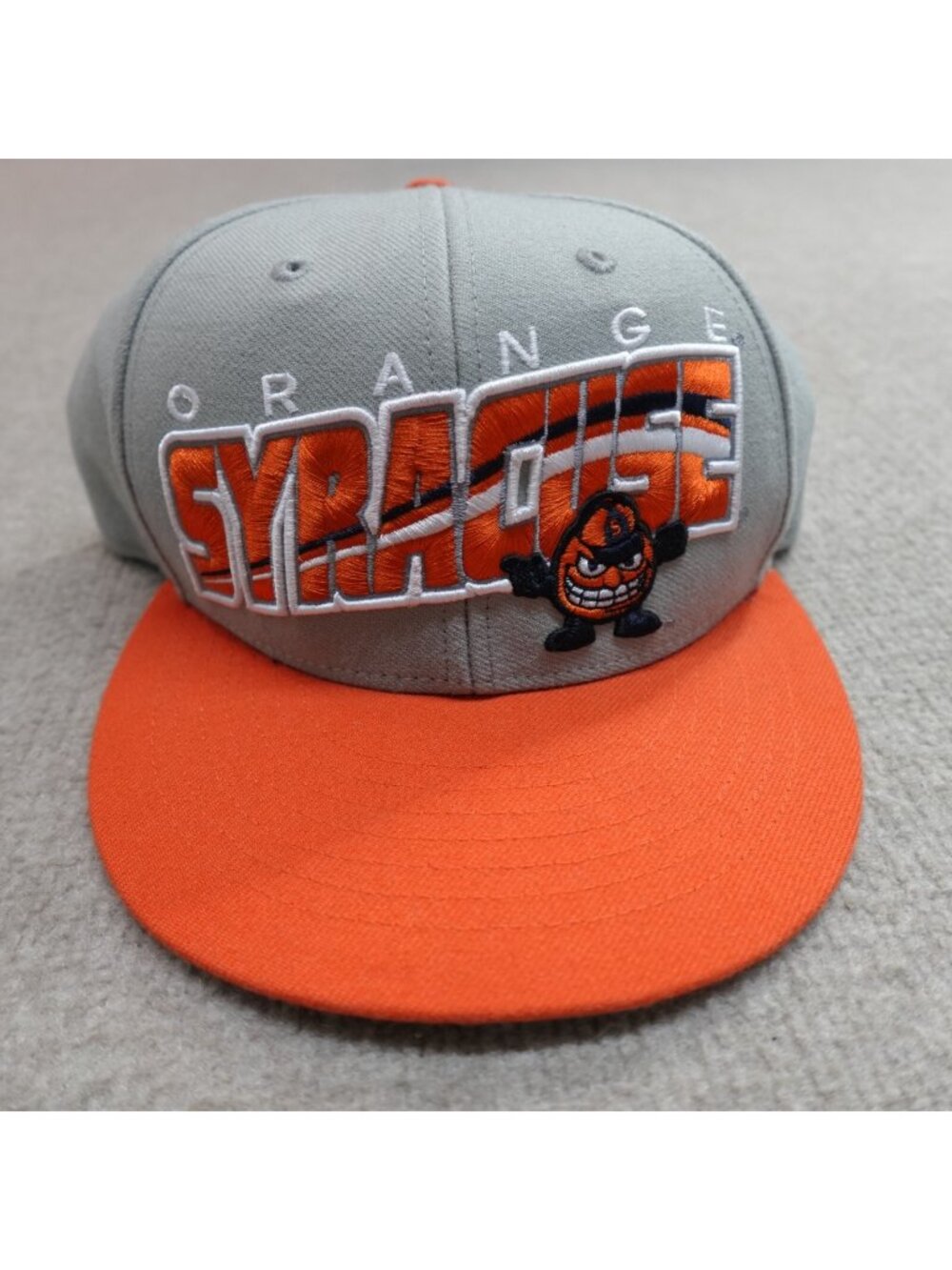 Syracuse Orange Hat Gray Forty Seven Snapback Embroidered